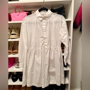 LOFT White Long Sleeve Dress